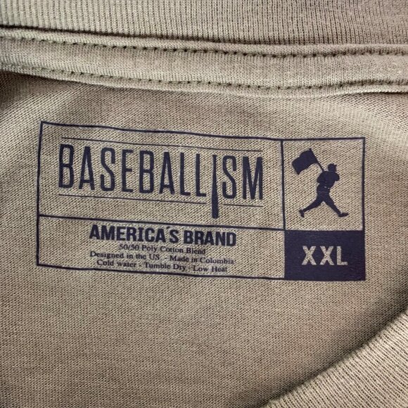 Baseballism Green Stop And Smell The Pine Tar Short Sleeve Shirt Mens 2XL - Picture 3 of 5